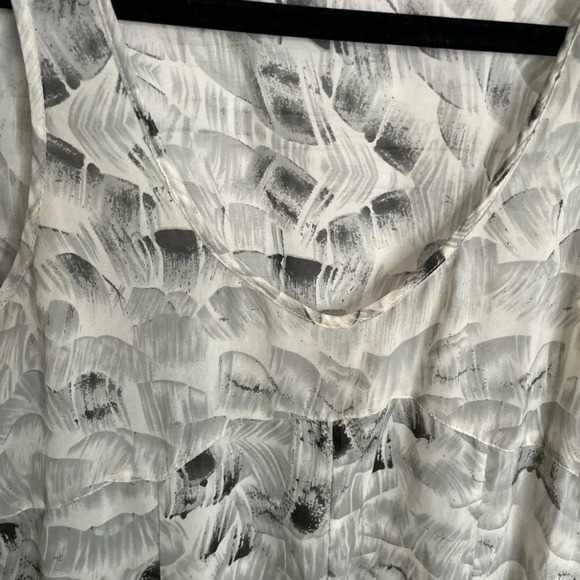 Portmans black gray sheer dress size 12 sleeveless - Picture 4 of 11